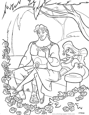 hercules coloring pages