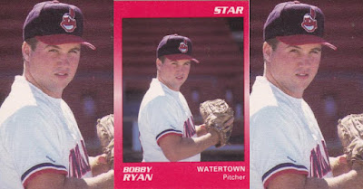 Bobby Ryan 1990 Watertown Indians card