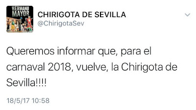 Vuelve para el Carnaval 2018....