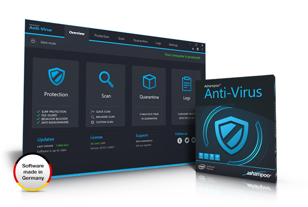  تحميل برنامج مكافح الفيروسات للكمبيوتر Ashampoo Anti-Virus