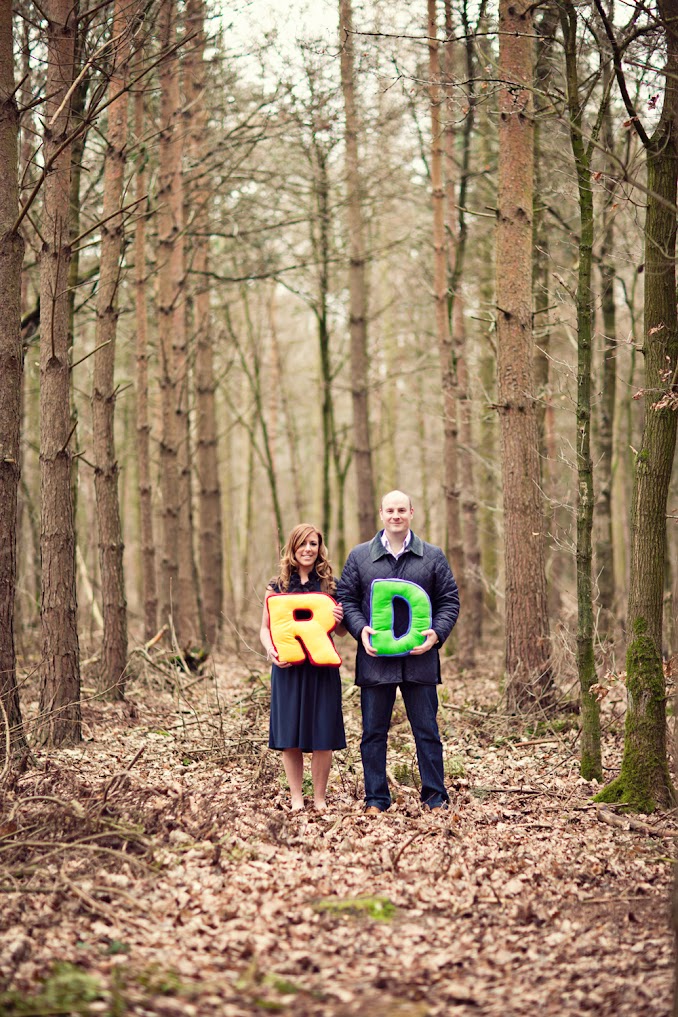 cute forest engagement session by STUDIO 1208