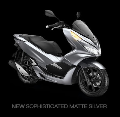 All New Honda PCX - Sophisticated Matte Silver