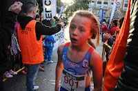 Más de 400 niños desbordan la San Silvestre infantil de Barakaldo