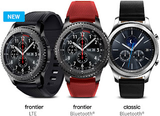 Source: Samsung website. The The Samsung Gear S3 frontier LTE smart watch works independently of a phone. 