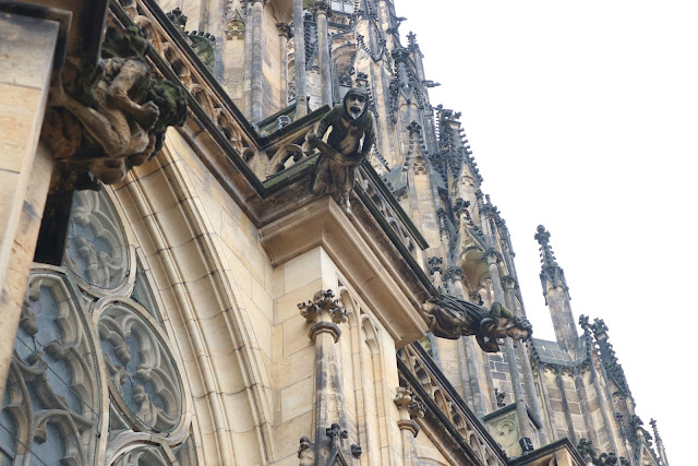 The gargoyles of St. Vitus Cathedral