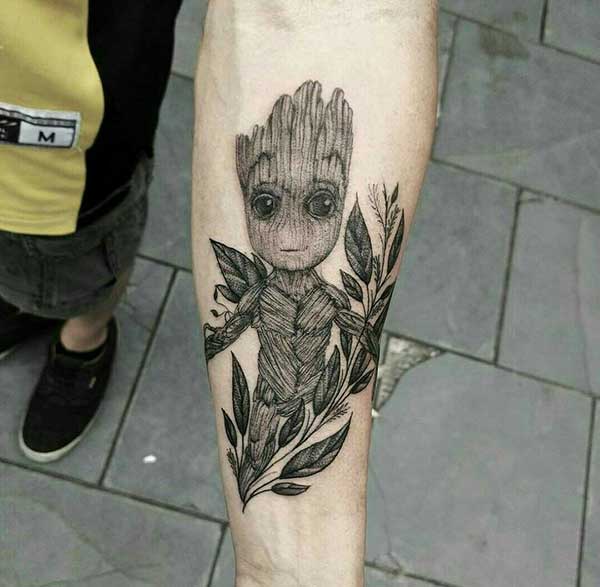 tatuagens do Groot