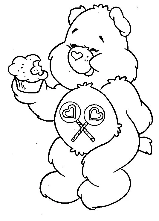 Cartoon Coloring For Kids Care Bears Coloring Pages