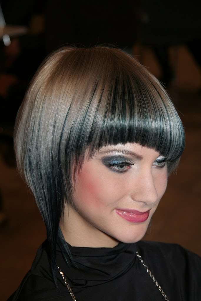 Blunt Angled Bob Hairstyles