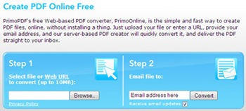 Primo Online PDF Creator