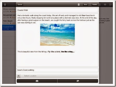ios için blogger