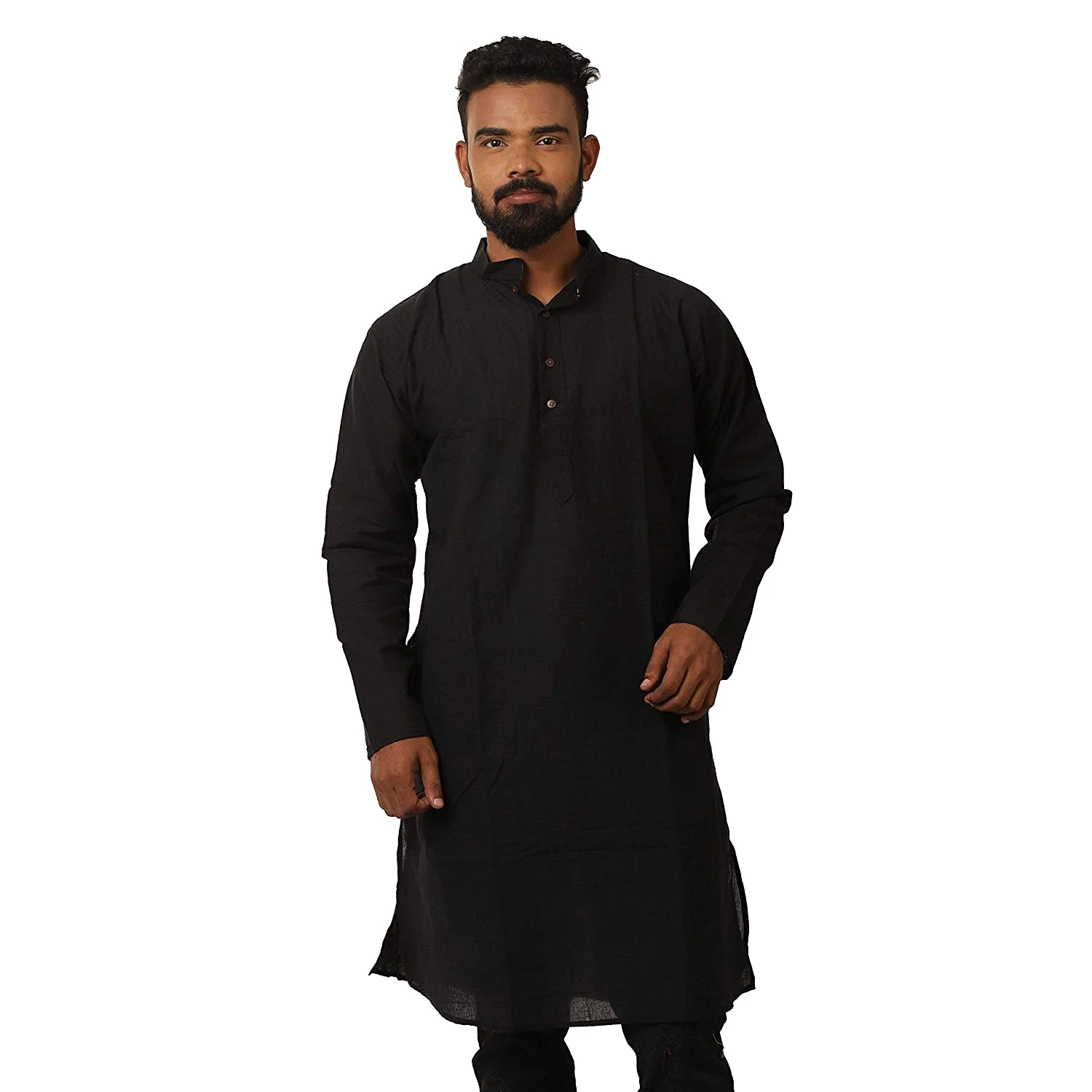কালো পাঞ্জাবি - black panjabi design - কালারফুল পাঞ্জাবি ডিজাইন - Colorful Punjabi Designs - NeotericIT.com