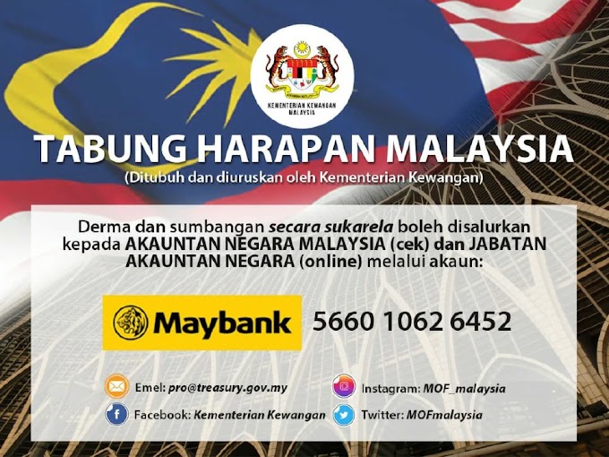 Cara Derma & Ini Nombor Akaun Tabung Harapan Malaysia Yang Betul!