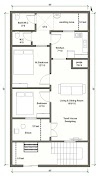 20*40 Feet House Plan | Tamil House Designing | 2018