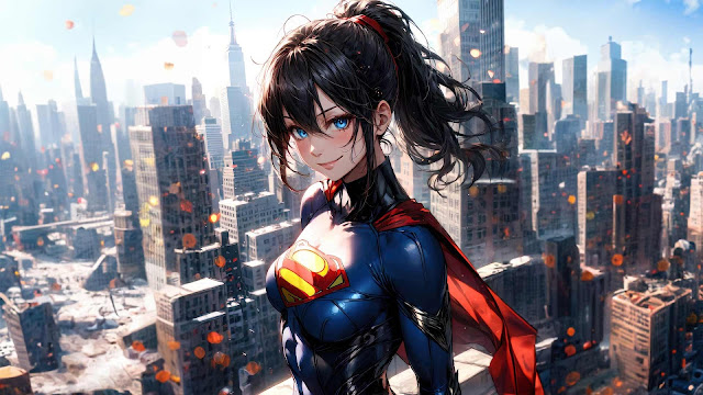 Desktop Wallpaper: Supergirl, Artwork, Power Girl