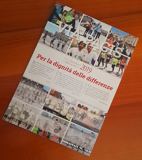 Il Calendario VIA PACIS  2019 maratona "Per la dignità delle differenze"