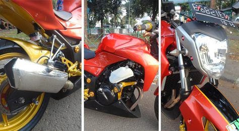 Foto Model Modifikasi Kawasaki Ninja 250 Paling Keren 2014