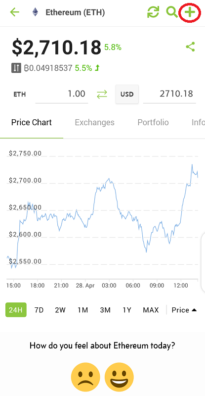 how to manage your crypto portfolio in coingecko app