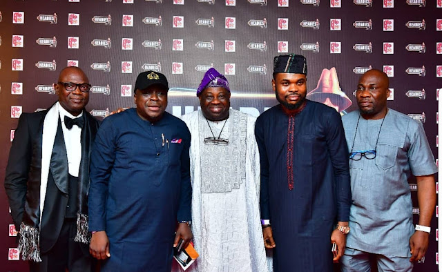 Photos of celebrities at the  2018 Headies awards