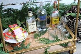 Bar Cart New Years AK Party Studio