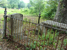 Headstone for Mrs M E Rainey at Johnson Cemetery in Palmetto Georgia