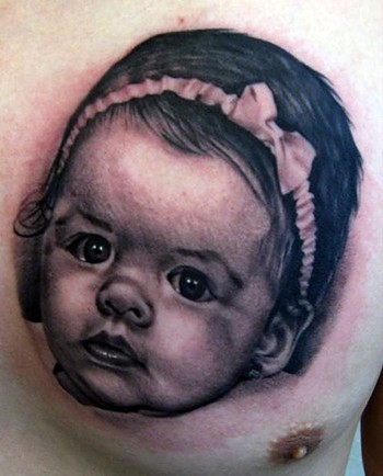 Baby Head Tattoos
