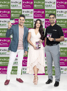  Indica “Innovative Hair color Brand” from Cavin Kare ropes in Akshay Kumar & Ileana D’Cruz as it’s Brand Ambassadors