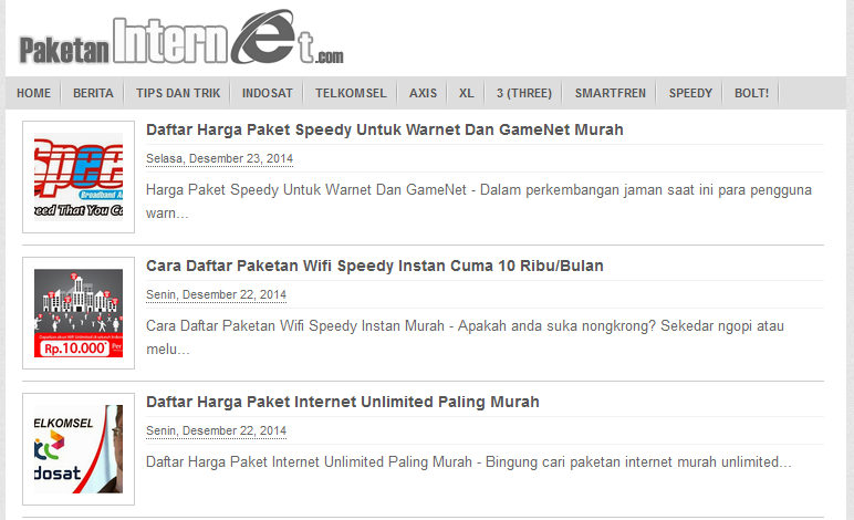 Paket Internet Unlimited Murah Terbaru 2015