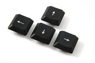 setas do teclado