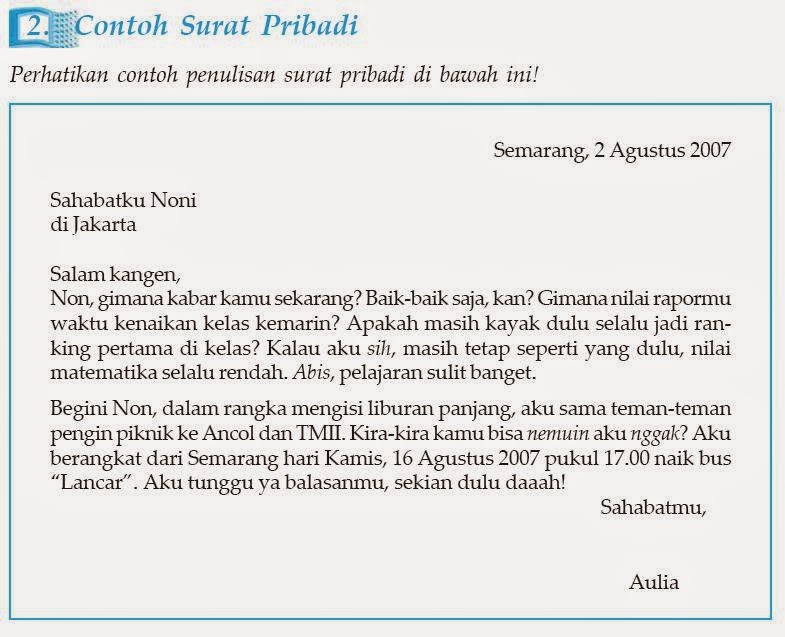 Surat ~ Bahasa Indonesiaku
