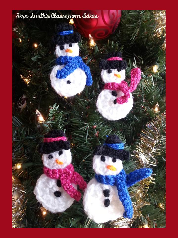 My friend, Squirrels, from Going Nutty with Miss Squirrels, has opened up an Etsy store with her wonderful crocheting talents. Check out all the wonderful gifts I'm blogging about at Fern Smith's Classroom Ideas.