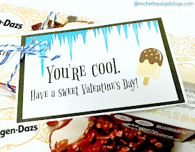 Printable Ice Cream Valentines @michellepaigeblogs.com