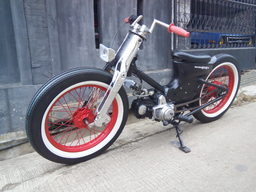 BUKALAPAK Motor Kustom Jual Honda C70 1981 Custom Street Choppy