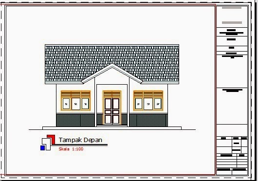 AUTO CAD GAMBAR PERPUSTAKAAN SD 2014 2019 DWG FILE 