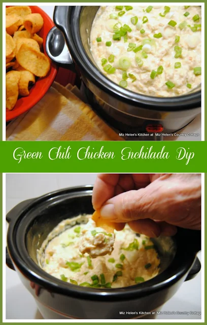 Green Chili Chicken Enchilada Dip at Miz Helen's Country Cottage