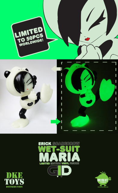 ESC Toy - GID Edition Wet-Suit Maria Vinyl Figure by Erick Scarecrow