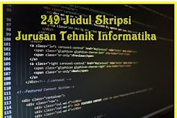 Boyolali - Perangkat Mengajar -  249 Judul Skripsi Jurusan Tehnik Informatika ( Kumpulan Judul Terbaik )