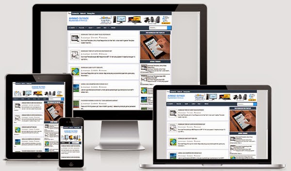 Ahmad Suyadi Responsive Blogger Template