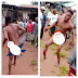 Villagers catch, strip Unknown Gunman naked in Uga Anambra State 