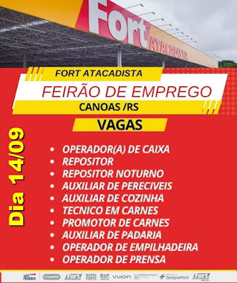 Feirão de Empregos Fort Atacadista em Canoas