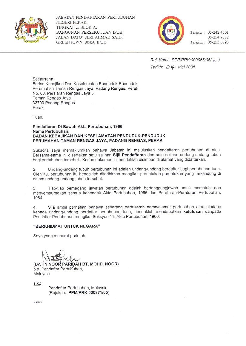 Surat Akuan Sekolah Sk Jerantut Jaya