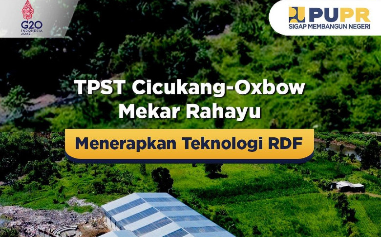 TPST Desa Mekar Rahayu Bandung Menerapkan Teknologi RDF