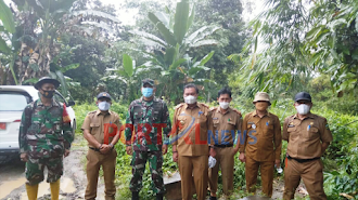 Dandim 1403 Palopo Tinjau Jembatan Rusak