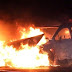 ALLEN: INCENDIARON UN VEHÍCULO CON UNA BOMBA MOLOTOV