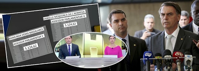 GLOBO PARTE PARA CIMA E DETALHA RELAÇÃO DE FLÁVIO BOLSONARO COM MILÍCIAS