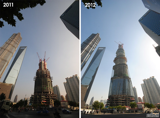Photo comparison from 2011 and 2012
