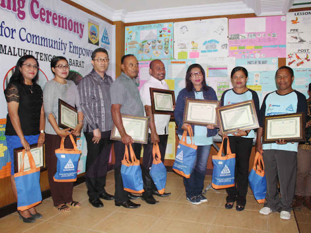 Inpex Tutup Pelatihan Bahasa Inggris “English For Community Empowerment” di Tanimbar