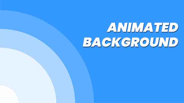10+ CSS Animated Backgrounds