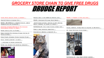 Drudge Report on Am Addicted To The Drudge Report Ever Since The Days Of Monica