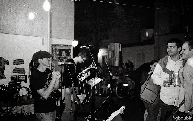 "Birth of a Band" (Sujet : a band - Buttes aux Cailles, Paris ; Materiel : Olympus MJU I, TriX400)