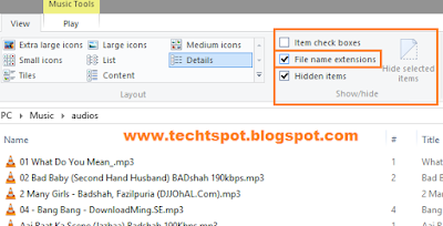 Show And Change Files Extension In Windows2